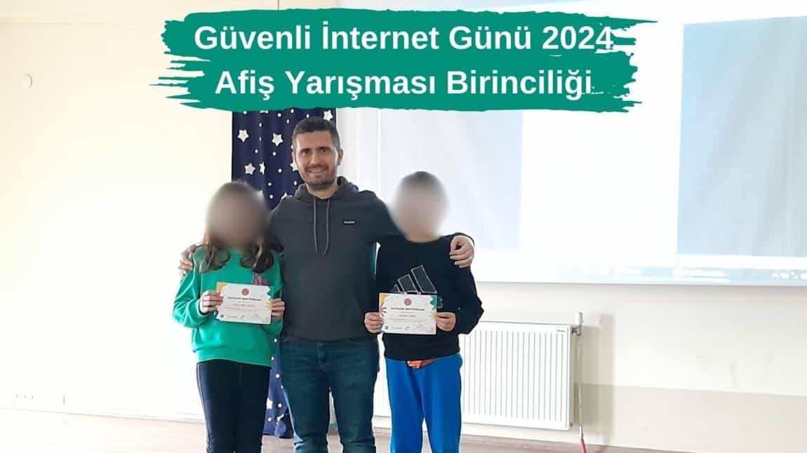 Güvenli İnternet Günü 2024 Afiş Yarışmasında Okulumuz Türkiye Birincisi Oldu.